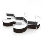 Ring Round Workstation 4 Pack