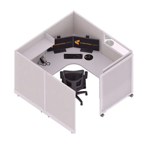  Cubicles with Sliding Doors 53H Single