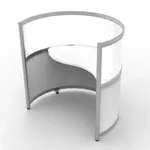 180 Series Flexibile Seating Desks 48 Dia x 49 H