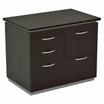 Black Tie Mixed Storage Cabinet 36 Inch