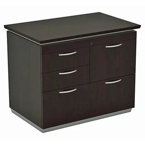 Black Tie Mixed Storage Cabinet 36 Inch