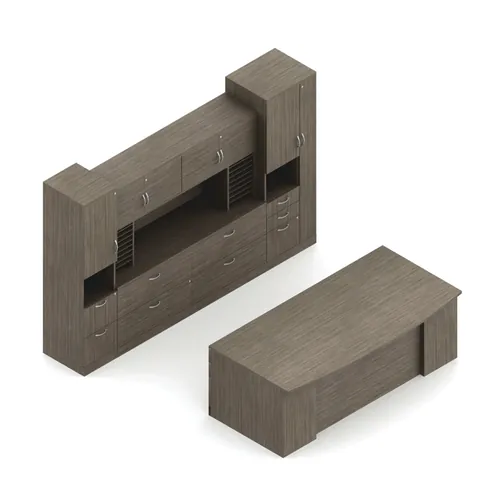 Geneva Office Desk With Storage 