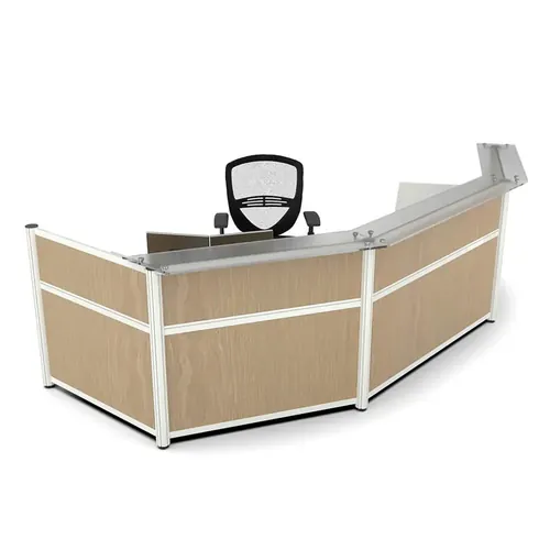 AngularGlass Office Reception Desk 