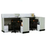  Modern Office Furniture 53-67H 2pack Powered 