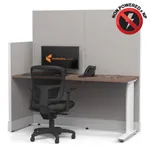  Cubicle Desk Straight 1pack Non Powered