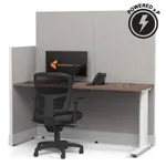  Cubicle Desk Straight 1pack Powered