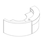 Impress Cool Reception Desk 