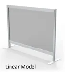  Desk Screens Linear 24 High