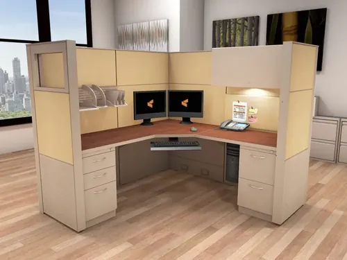 AIS Matrix Cubicle System 6x6 66H