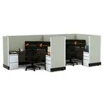  Workstation Desk 53H 2pack Inline Powered 