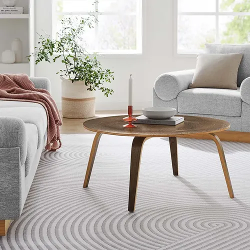  Round Mid Century Coffee Table 34 inch diameter