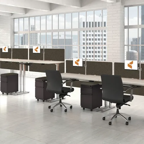 Rectangular Straight Work Surface 72W x 30D 4Pack