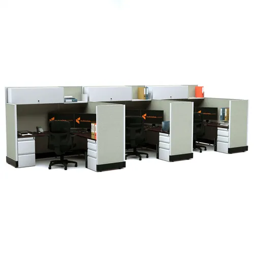  Modern Office Furniture 53-67H 3pack Inline Powered 