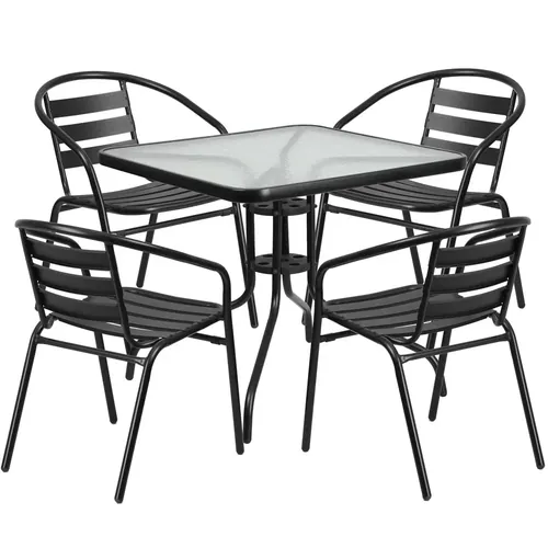 Monty Patio Table and Chairs Set 32 Inch