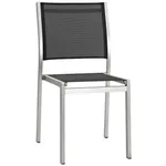 Modena Black Metal Bistro Chairs 