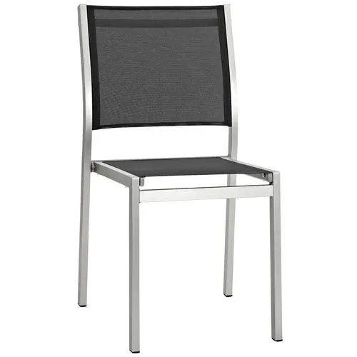 Modena Black Metal Bistro Chairs 