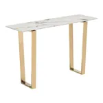 Winters Console Table Marble Top 