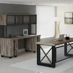 HO9 Metal Office Desk 3 Piece Set