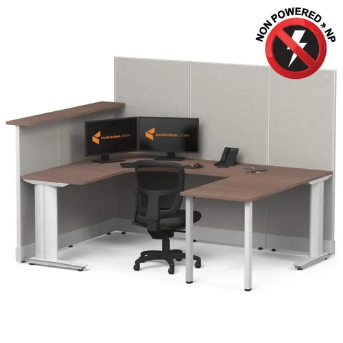  Cubicle Desk U Shaped with Transaction Top 1pack NP