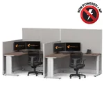  Cubicle Desk L Shaped 2pack Non Powered