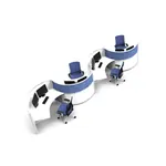 Mana Round Work Desk 4 Pack