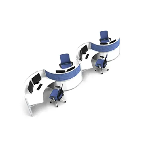 Mana Round Work Desk 4 Pack