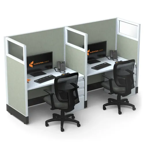  Cubicle Workstations 53H 2pack Inline Powered