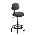  Medical Stool with Backrest 