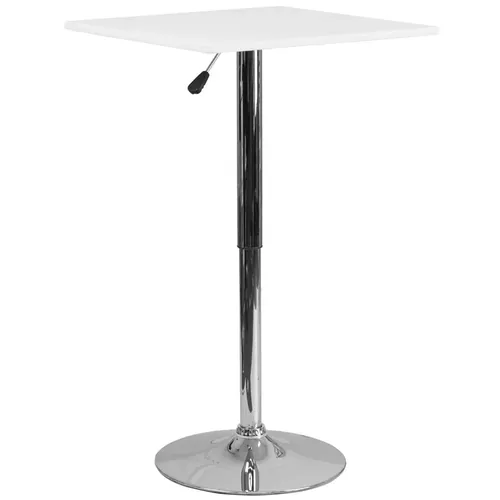 Luxe Adjustable Height Tall Bistro Table 