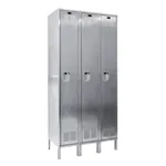  Stainless Steel Locker 3W 1T