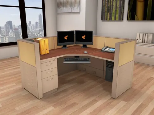 AIS Matrix Cubicle System 5x5 42H