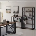 HO9 Metal Executive Desk 3 Piece Set