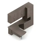 Geneva Office Desk With Hutch 