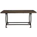 Baton Restaurant Wood Table 