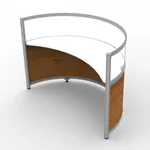 180 Series Oval Shaped Desk 60 Dia x 42 H