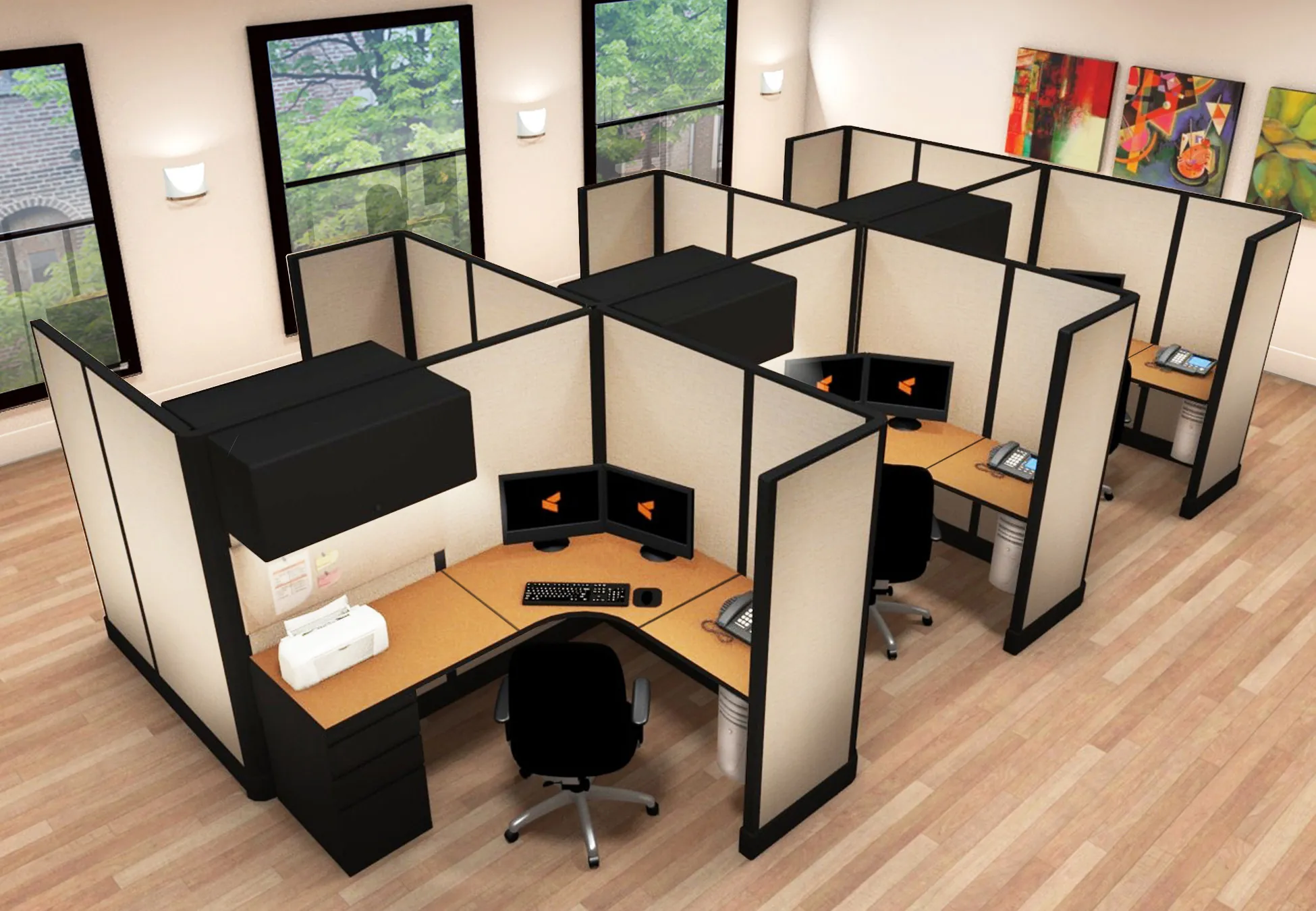 O2 Medium Size Cubicles