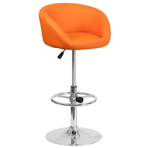 Maeryn Height Adjustable Colorful Bar Stools 