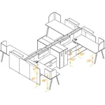  Modern Cubicles Scandinavian Feel