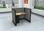 O2 Call Center Cubicles 4x3 47H With Pedestal