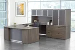  Modern U Shaped Executive Desk Novato 107W x 112D