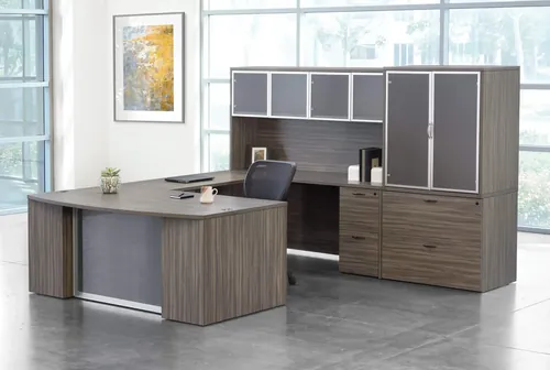  Modern U Shaped Executive Desk Novato 107W x 112D