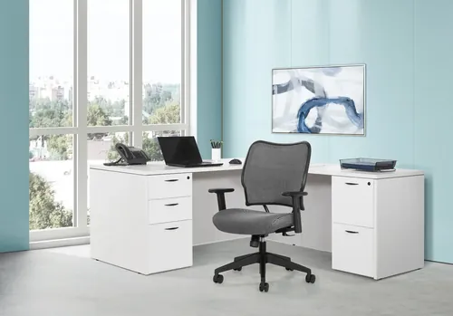  Contemporary L Shaped Desk Novato 66W x 78D