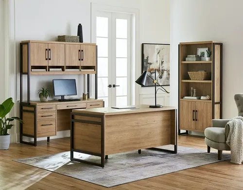 MD1 Contemporary Office Desk 3 Piece Set