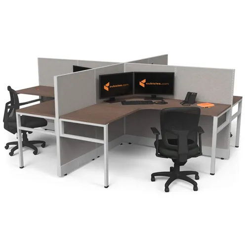4Pack Office Workstation Powered