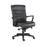  Black Leather Conference Chair 