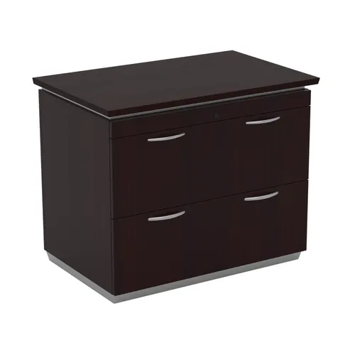 Black Tie 2 Drawer Lateral File 36 Inch