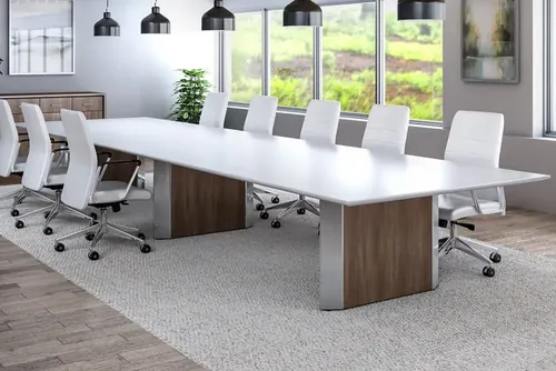  Glass Meeting Room Table 