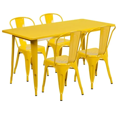 Cremona Outdoor Bistro Table and Chairs Set 