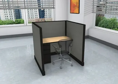 O2 Call Center Cubicles 4x4 53H With Pedestal