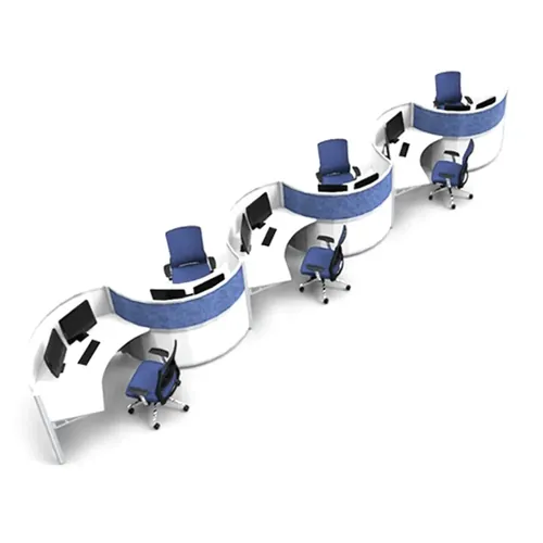 Spell Round Work Desk 6 Pack